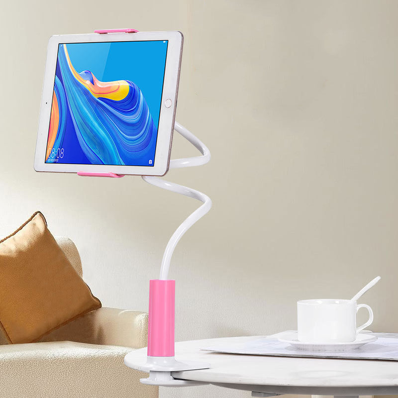 Soporte para móvil y tablet con base en espiral de 360 grados